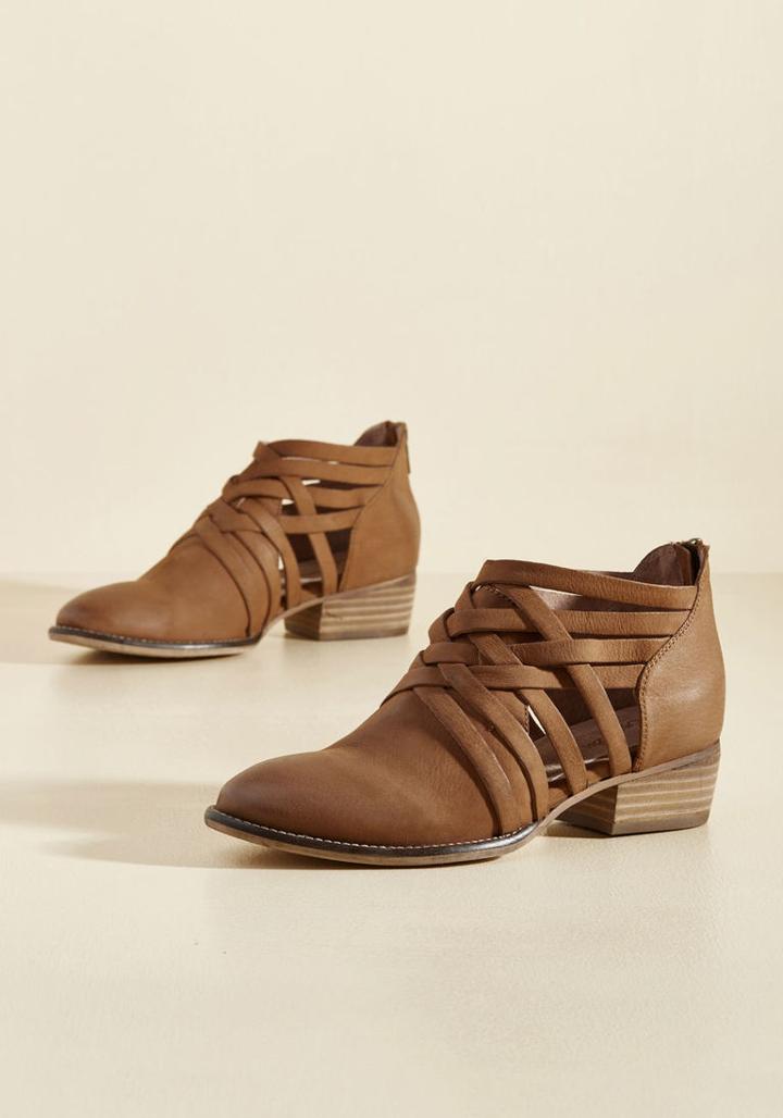 Seychelles So Blue Leather Bootie In 6.5