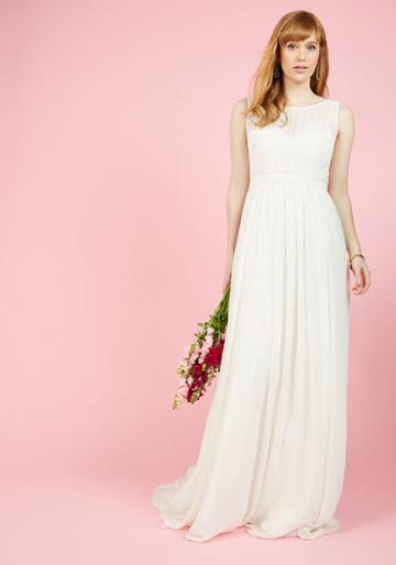 Jennyyoo Reverie Moment With You Maxi Dress In Ivory