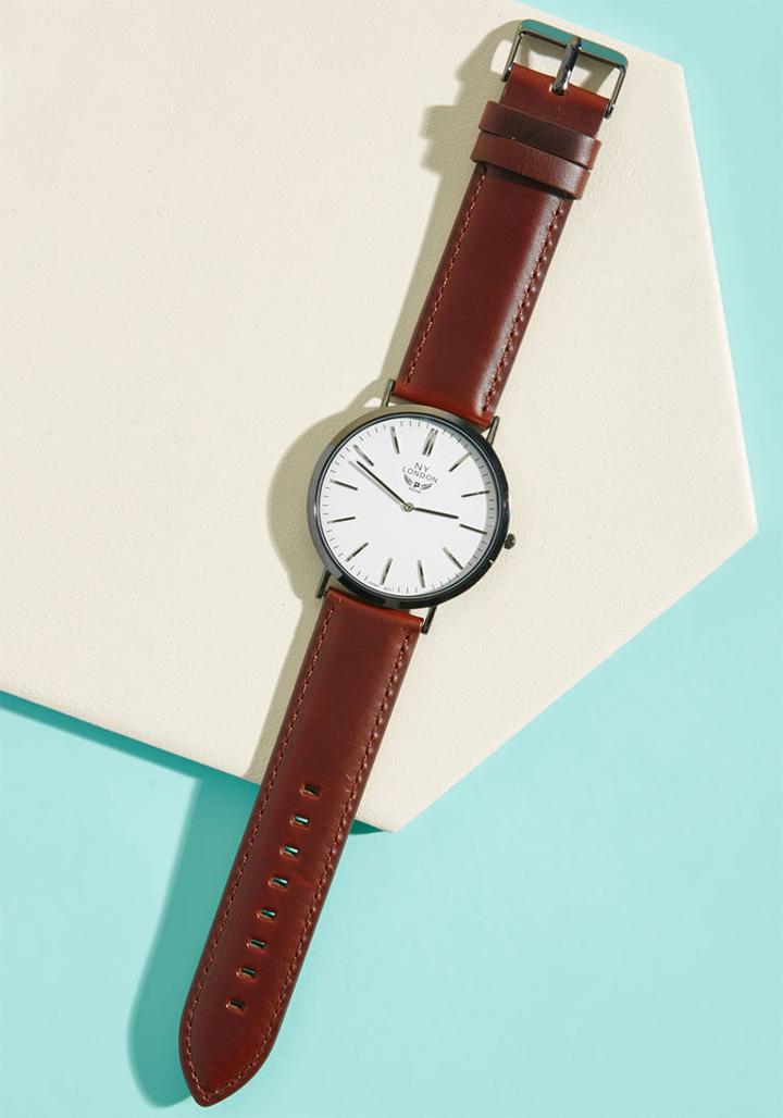 Modcloth Dapper Hours Men's Watch