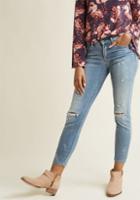 Modcloth Completely At Ease Cropped Skinny Jeans In 15