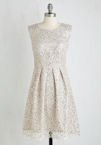  Fun One Like You Lace Dress In Silver In 24