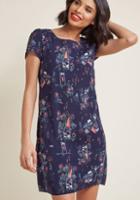 Modcloth Always On The Way Easy Fit Dress In Gnome In Xs