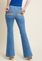 Wrangler Wrangler X Mc Rainbow Radiance Flared Jeans - 33 In 18w