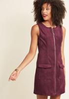 Jackbybbdakota Work Of Haute Faux-suede Sheath Dress In 8