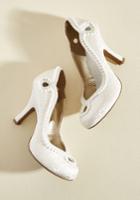  Skip To My Luminous Heel In Ivory In 36