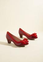 Modcloth Bedecked With Bows Heel In 6 Uk
