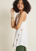 Modcloth The Picture Of Quaint Top In Ivory In 4x