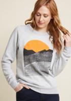 Kinship Alpine Shine Sweatshirt In Stone In Xl