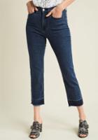 Modcloth Abundant Edge Cropped Skinny Jeans In 5