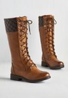 Modcloth Quest Foot Forward Boot In Caramel