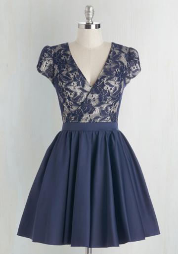 Modcloth Elegance Awaits Dress