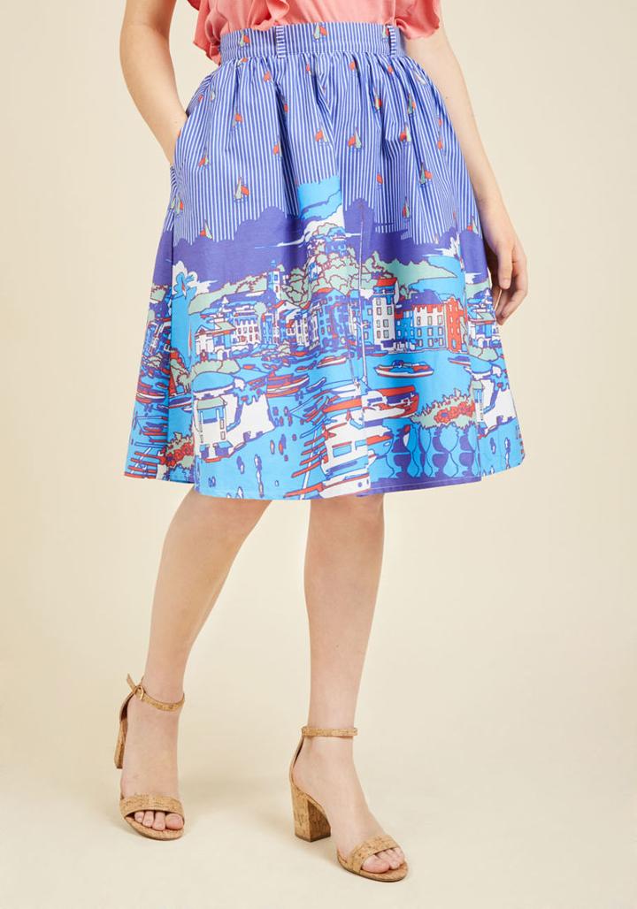  Dockside Delight A-line Skirt In 1x