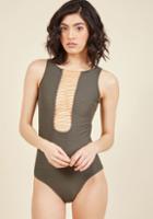 Modcloth Genoa Goddess One-piece Swimsuit In L