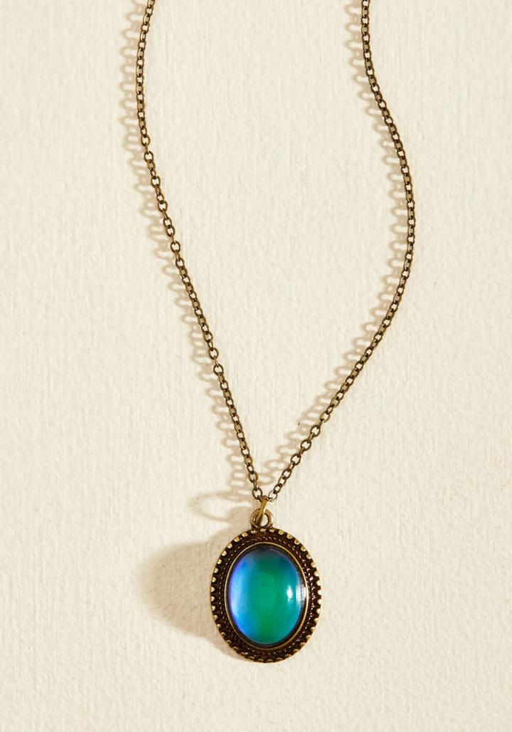 Modcloth Aura You Ready? Mood Necklace