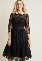 Chichilondon Chi Chi London Gilded Grace Lace Dress In Black In 22