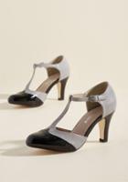 Chelseacrew Chelsea Crew Vivacious Vibes T-strap Heel In Smoke In 38