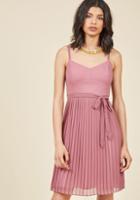  Posh Prompting A-line Dress In Mauve In M