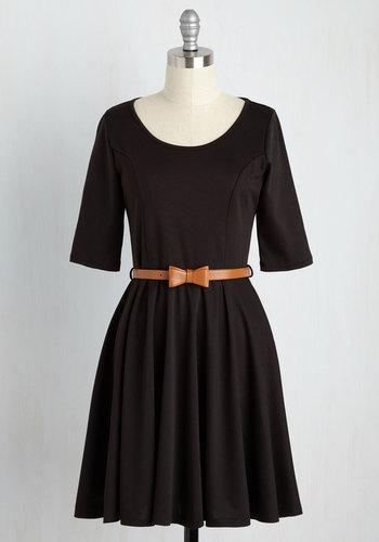  Abiding Beauty A-line Dress In Black In S