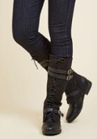Modcloth Band At Attention Boot In Black