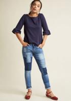 Modcloth Your Hour Of Knee Jeans In 31