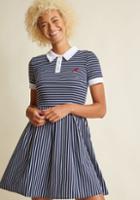 Modcloth Cultivated Quirk Shirt Dress In Cat