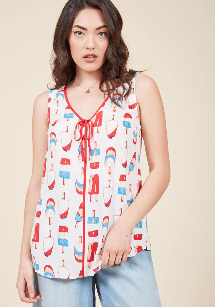  Personality-filled Producer Sleeveless Top In S