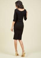  Love Ballad Beauty Sheath Dress In Noir In S