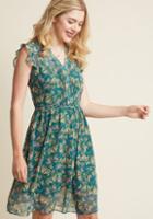 Modcloth Expert In Your Zeal A-line Dress In Butterflies In 1x