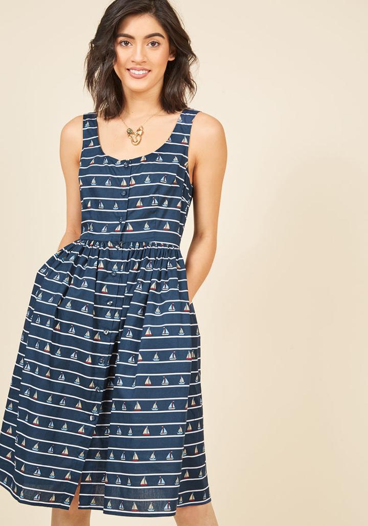  Mast Appeal Midi Dress In 8 (uk)