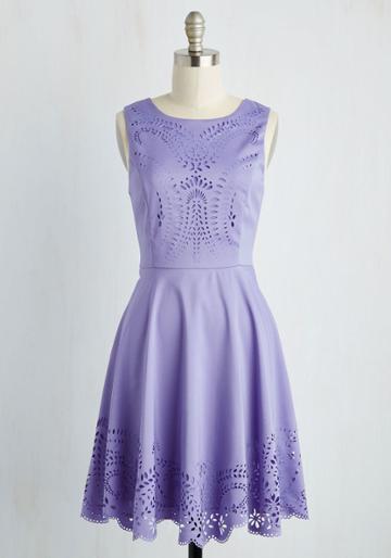  Invitation Designer Dress In Amethyst In L