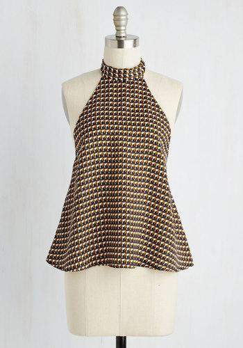 Glamorous Mixtape Masterpiece Top In Geometric