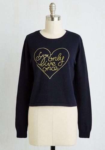 Klingkalessaaccesoriossl How Yolo Can You Go? Sweater