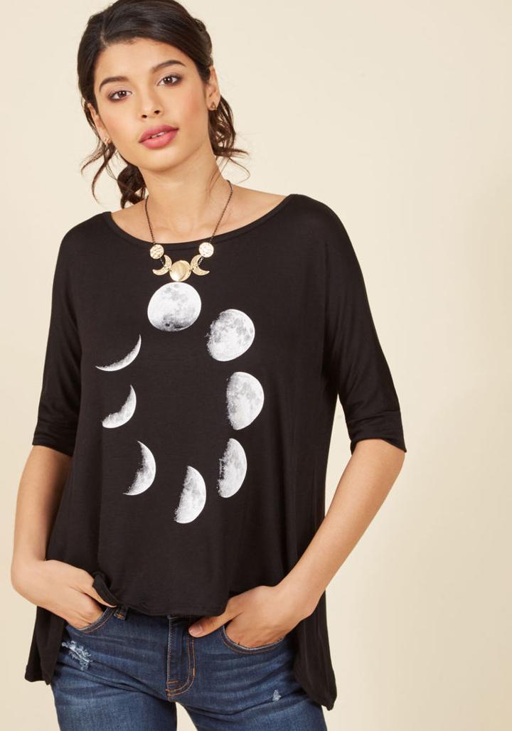 Modcloth All In A Phase Work T-shirt