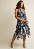 Modcloth As An Aria Halter Maxi Dress In Floral Patchwork In L