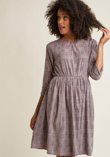 Companiafantastica Compania Fantastica Reality Checks A-line Dress In Xs