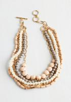  Yes You Glam Necklace In Blush