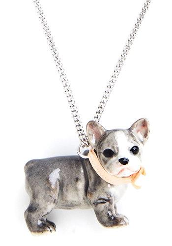 Andmaryreminebyandmary Bulldog In A China Shop Necklace