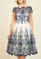  Exquisite Elegance Lace Dress In Navy In 2