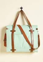 Modcloth Camp Director Tote In Mint