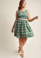 Modcloth Aglow In The Moment A-line Dress In S