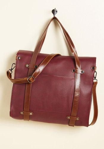  Camp Director Tote In Mahogany
