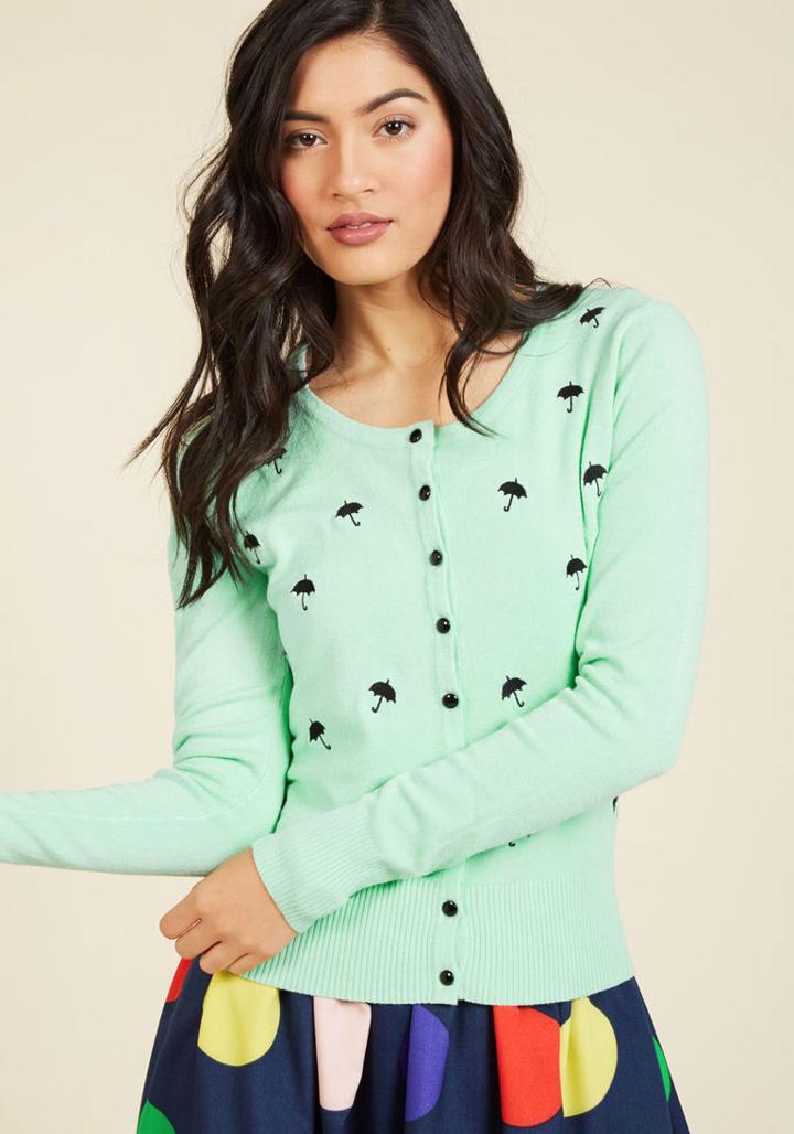 Modcloth Brelly Of The Ball Cardigan