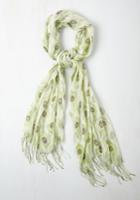 Anaaccessoriesinc All Eyes On Me Scarf In Lime