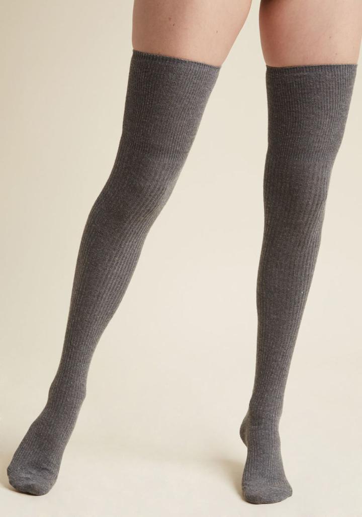 Modcloth You've Been Warmed Thigh Highs