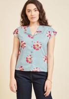  I'm Beginning To See Delight Button-up Top In S