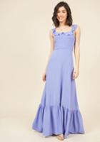  Inclined To Impress Maxi Dress In Lavender In Xxs