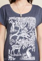 Modcloth Forest Time I Saw You T-shirt In M