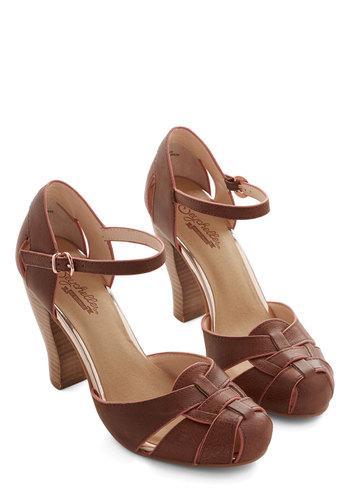 Seychelles Get Loud Heel In Whiskey From Modcloth