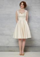  Aisle Be There Fit And Flare Dress In Ivory In 2