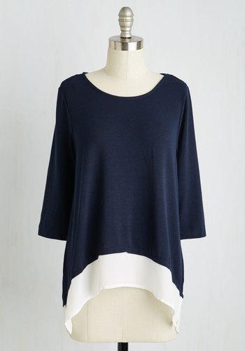 Sunnygirlptylltd Contrast Your Instincts Top